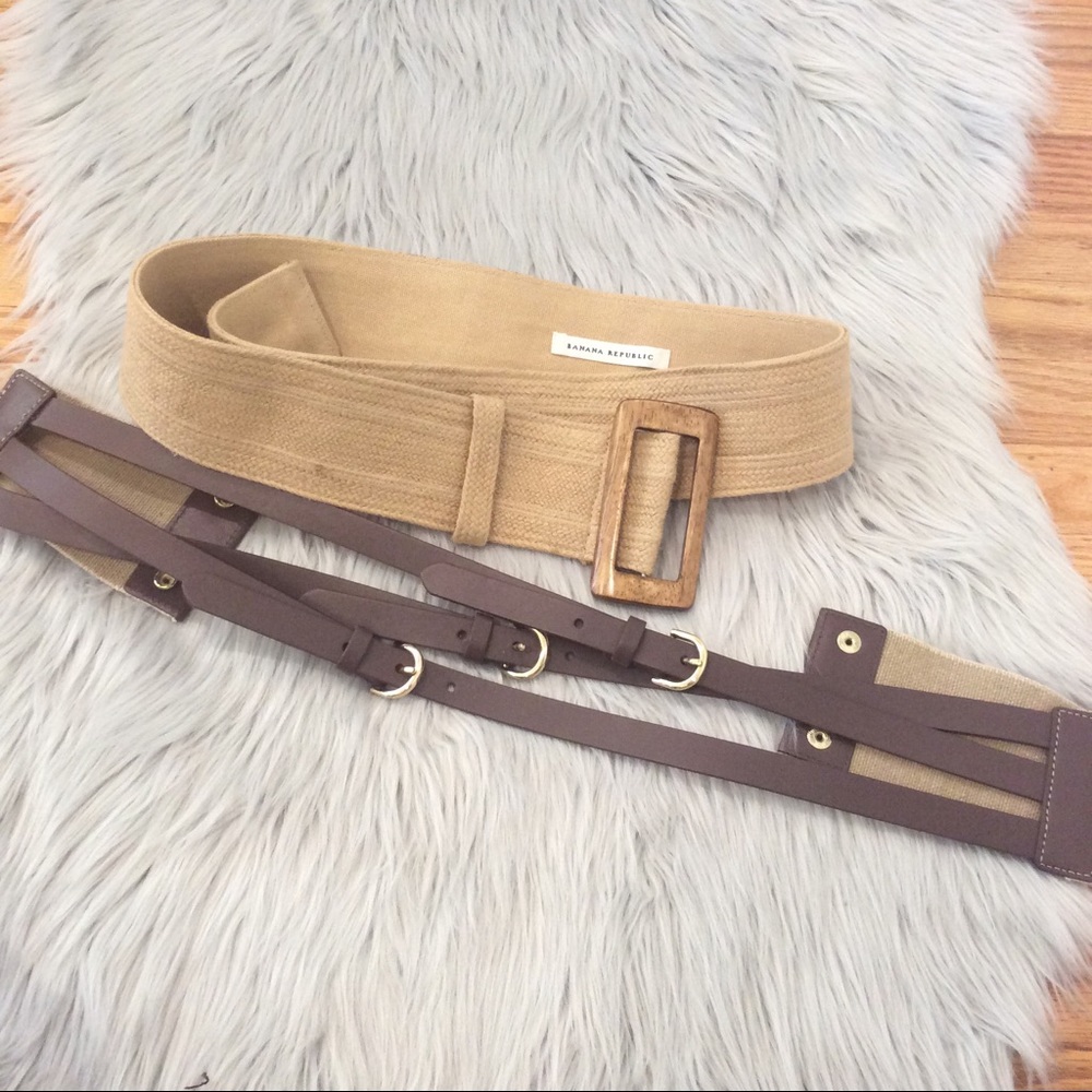 Bundle of 2 /J. Crew and Banana Republic Belts